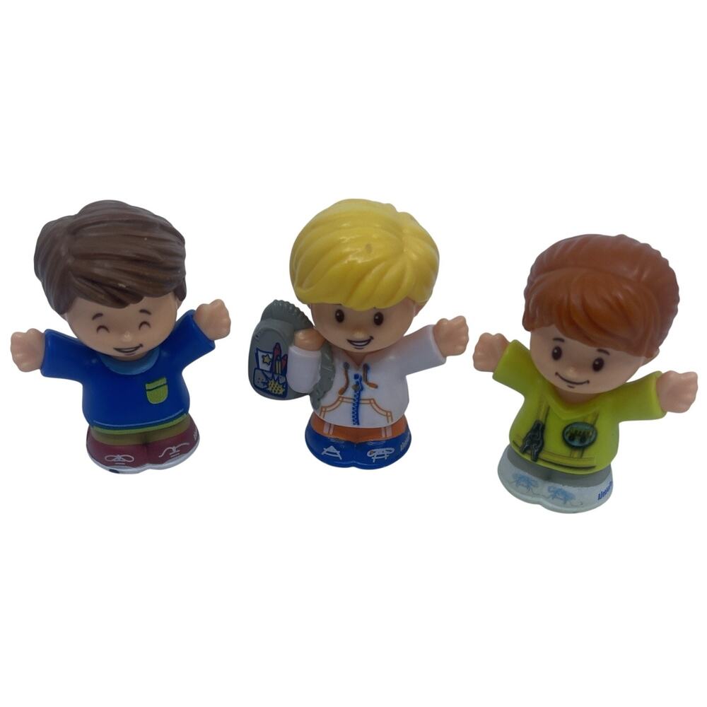 Fisher-Price Little People School Figures Lot of 3 Teacher Students Playset Toys